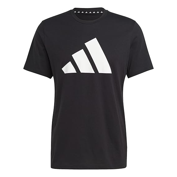 Adidas Men's Fitted T-Shirt (IB8273_Black/White XL)