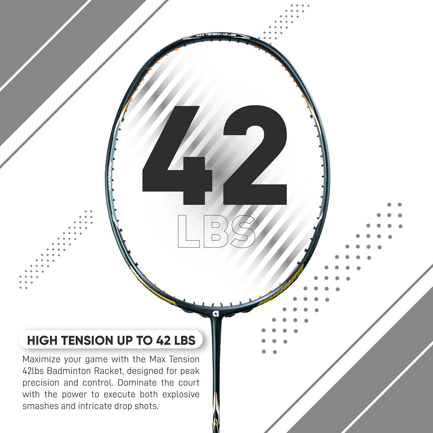 Apacs Z-Ziggler Reborn (Unstrung, 42 LBS High Tension) Max Energy & Power | Slim Shaft | Made in Vietnam | 100% Japanese Graphite Badminton Racket wit