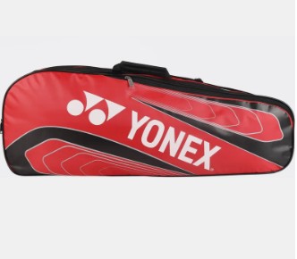YONEX Badminton KITBAG SUNR 23025 BT5 (Red Black), Nylon