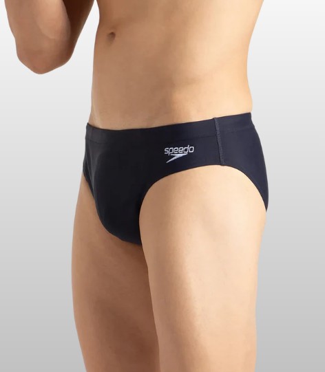 Speedo Men's Endurance 10 Lycra Brief - Truenavy & Curiousblue
