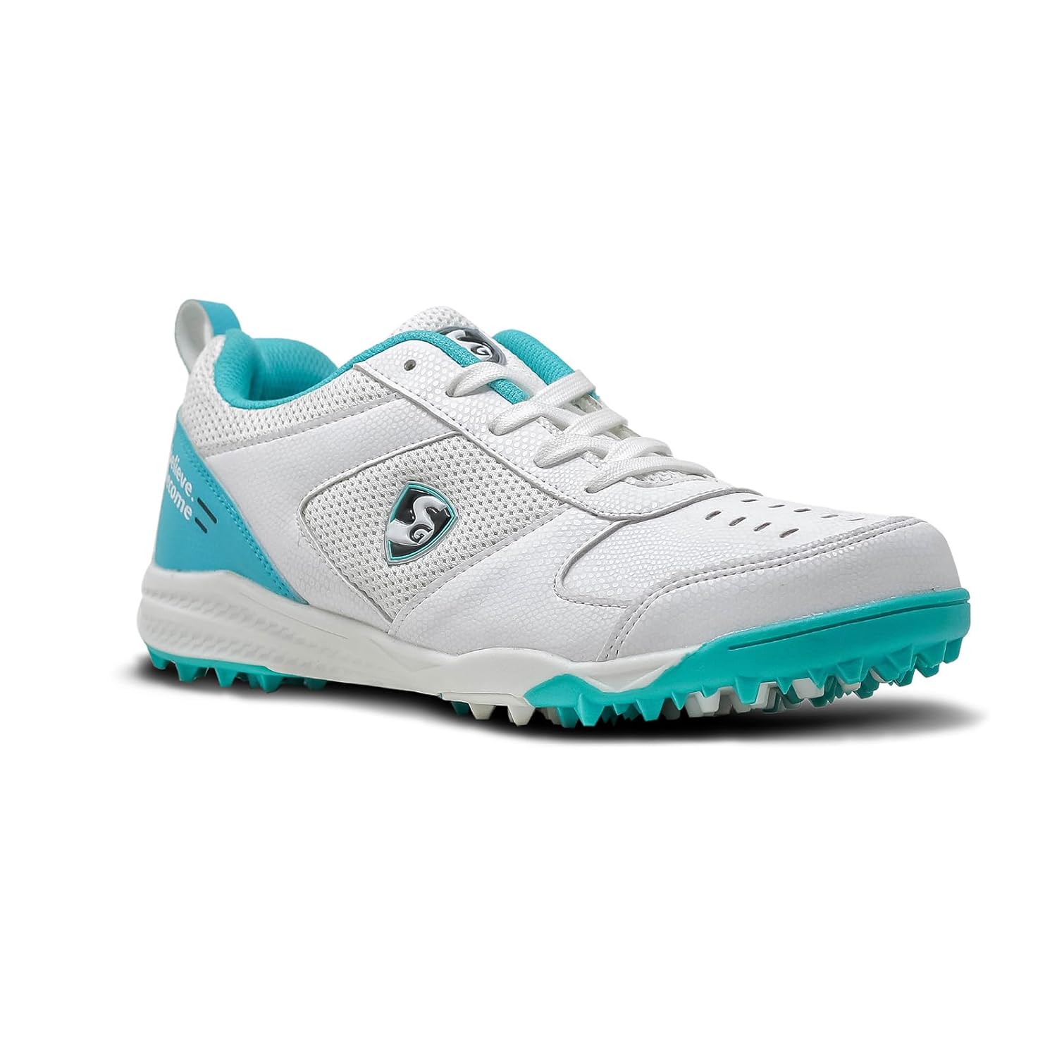 SG Mens Shoes Fusion Teal/White No 9 Enhanced Comfort and Performance for The Perfect Game