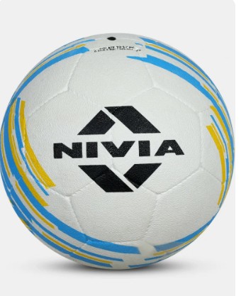 Nivia Combo Country Color (Argentina) Moulded Football with Ball Pump (Size - 5)