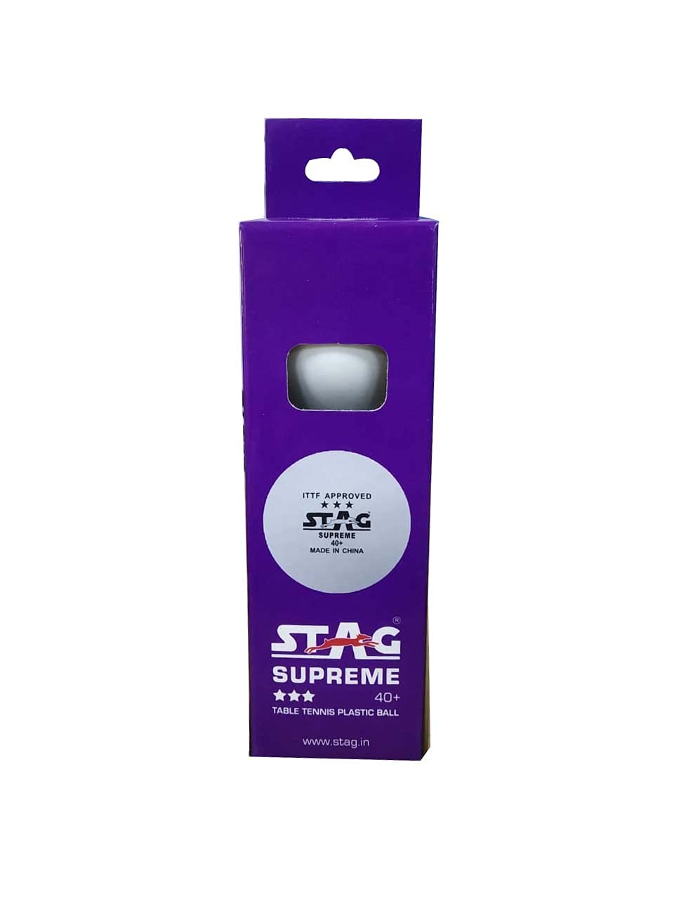STAG Supreme Plastic Table Tennis Balls